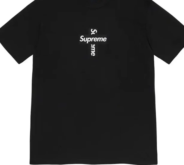 Short LOGO S T-shirt Black BOX XL White L sleeved CROSS M 0718